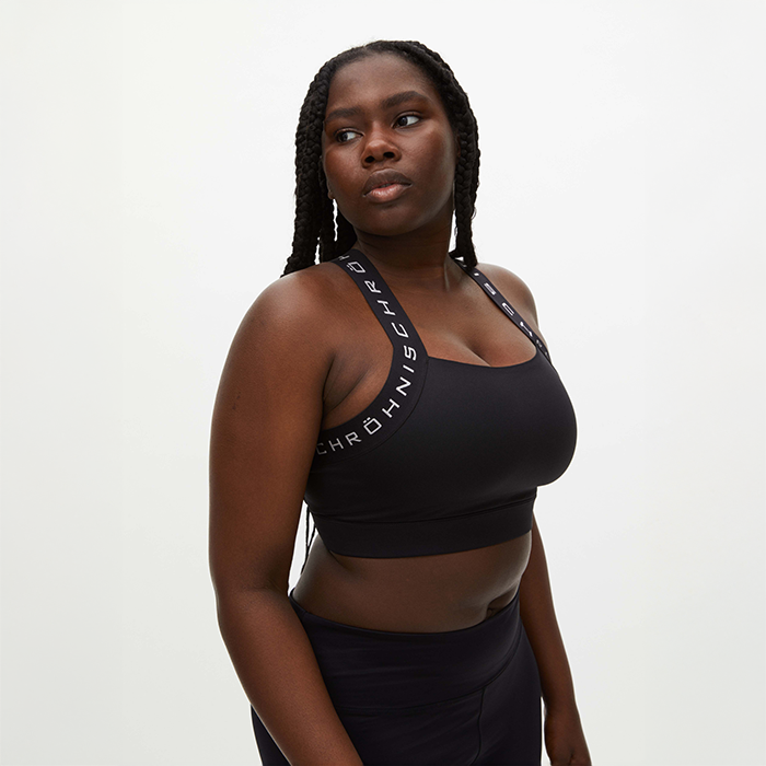 Kay Sports Bra, Black, M