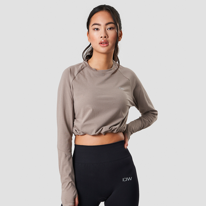 Bild av Define Cropped Adjustable Long Sleeve, Taupe