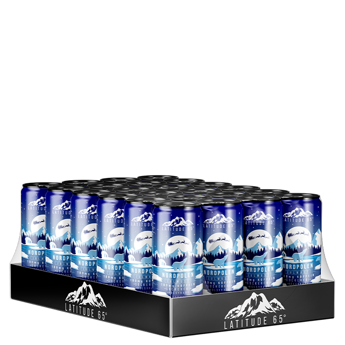 24 x Latitude 65 Energidryck 330 ml