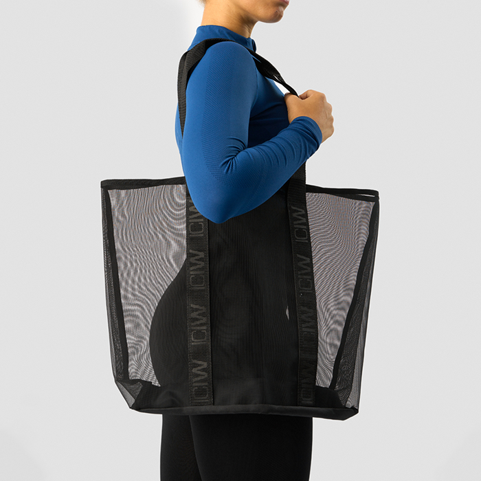 Mesh Tote Bag Black/Black