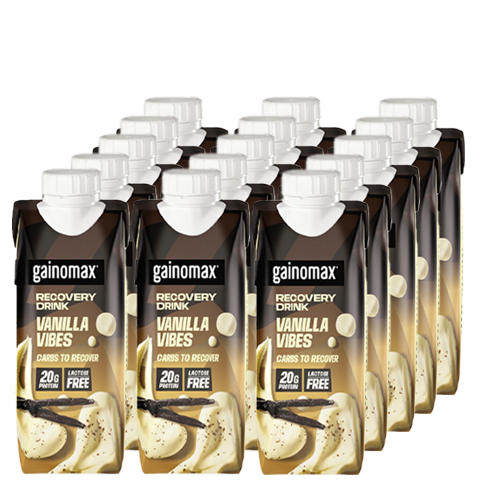 15 x Gainomax Recovery Drink 250 ml vanilj