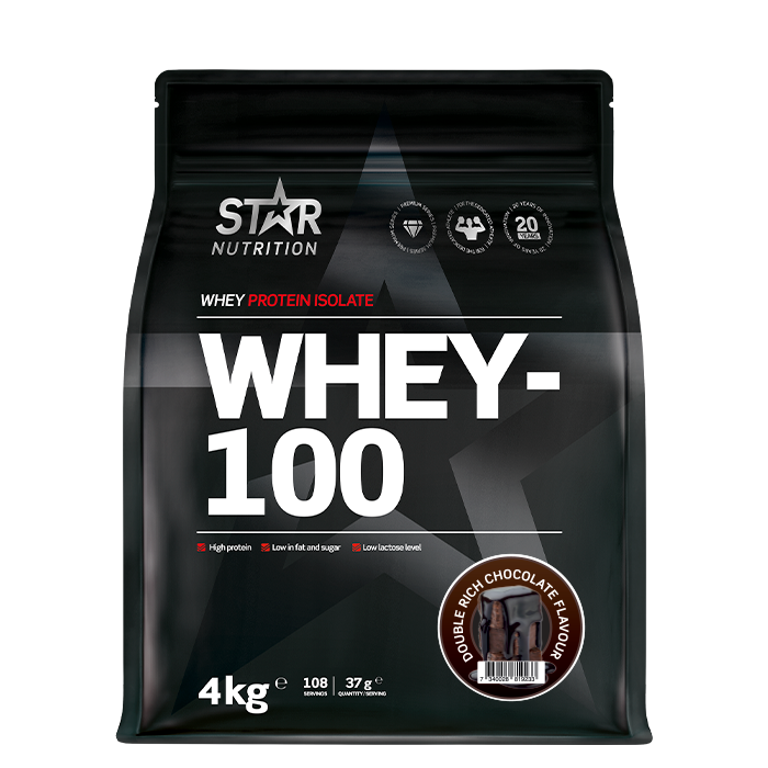 Whey-100 Vassleprotein 4 kg