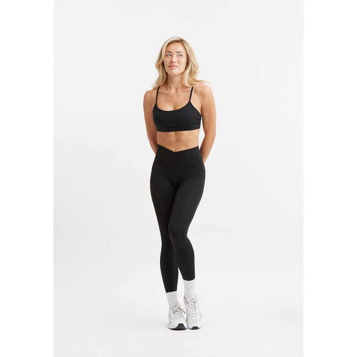 Ultimate Wrap Over Tights, Black