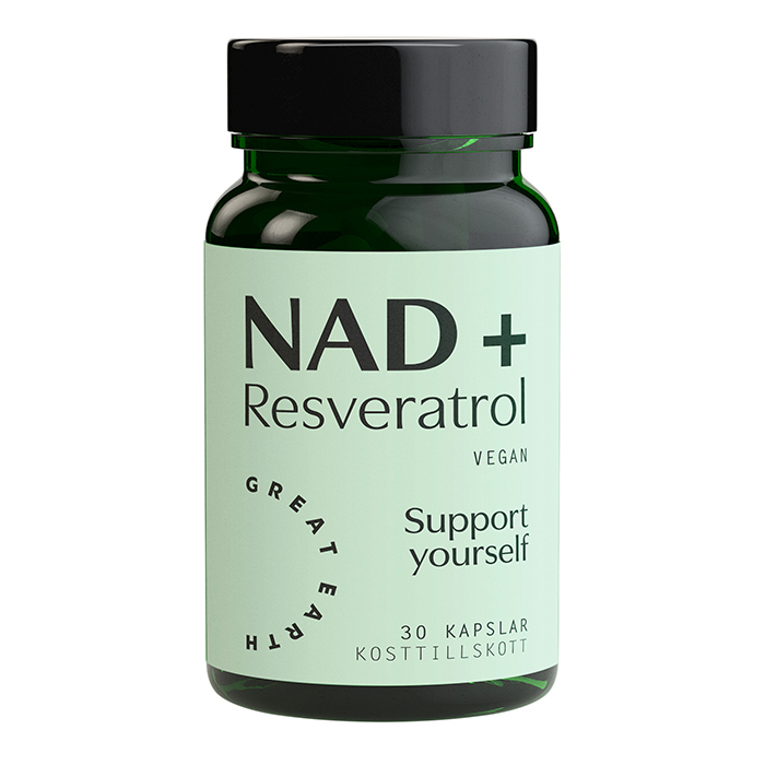 NAD+ Resveratrol 30 kapslar