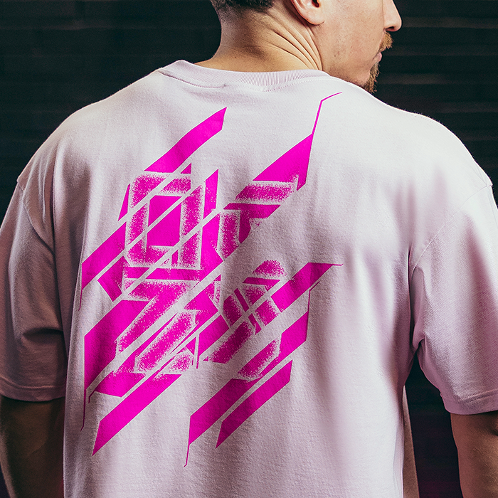 Nova Oversized T‑shirt Unisex Ljusrosa