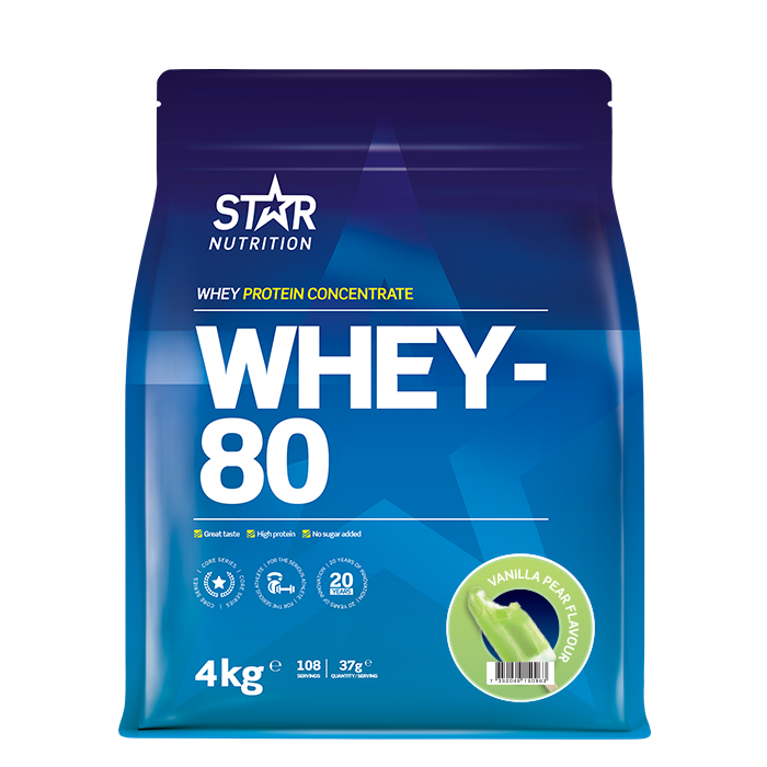 Whey-80 Vassleprotein 4 kg