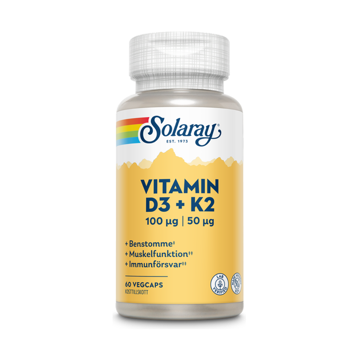 Vitamin D3+K3 60 kapslar