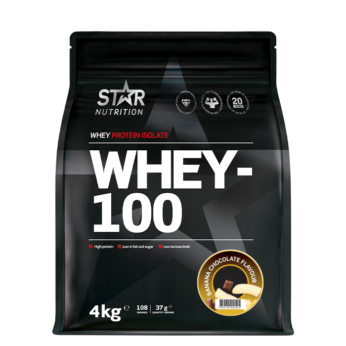 Whey-100 Vassleprotein 4 kg