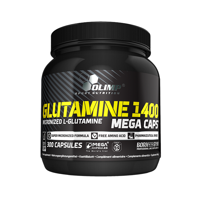 Glutamine Mega Caps 1400 300 kapslar