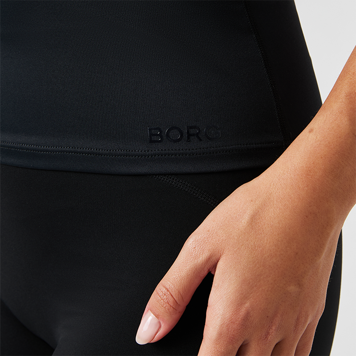 Borg Soft Racerback Linne Svart