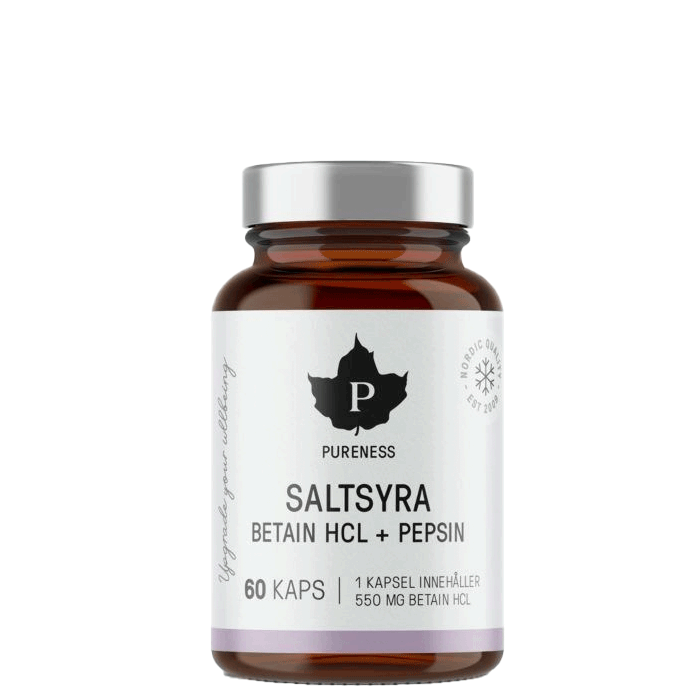 Bild av Beteine HCL -saltsyra, 60 caps