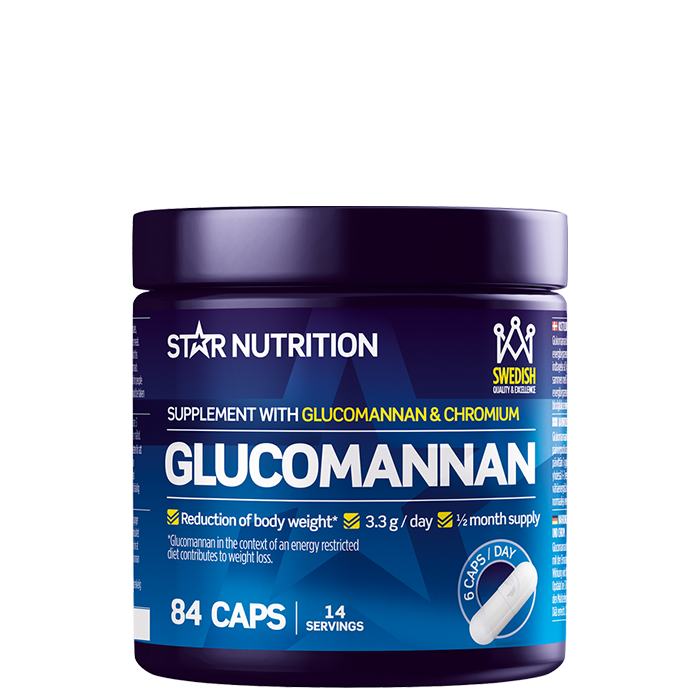 Glucomannan Fettförbrännare 84 Kapslar