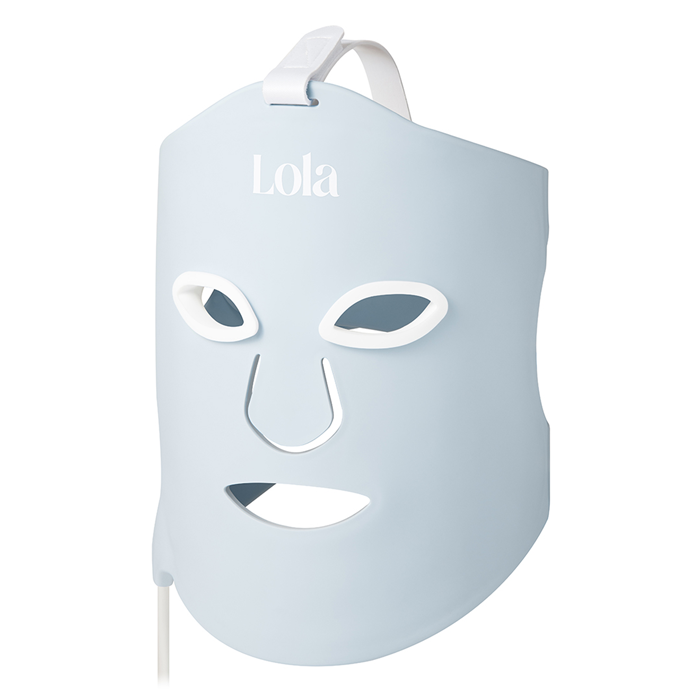 Glow LED Ansiktsmask Bl&aring;