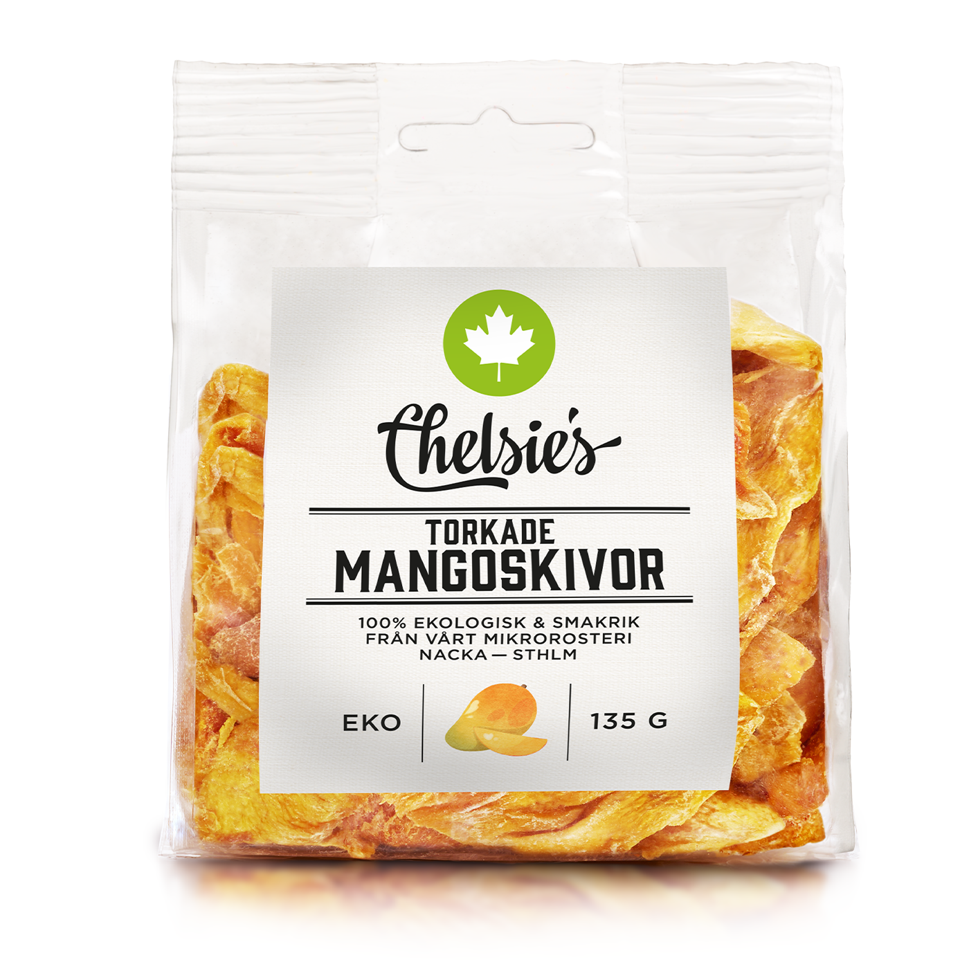 Torkade Mangoskivor 135 g