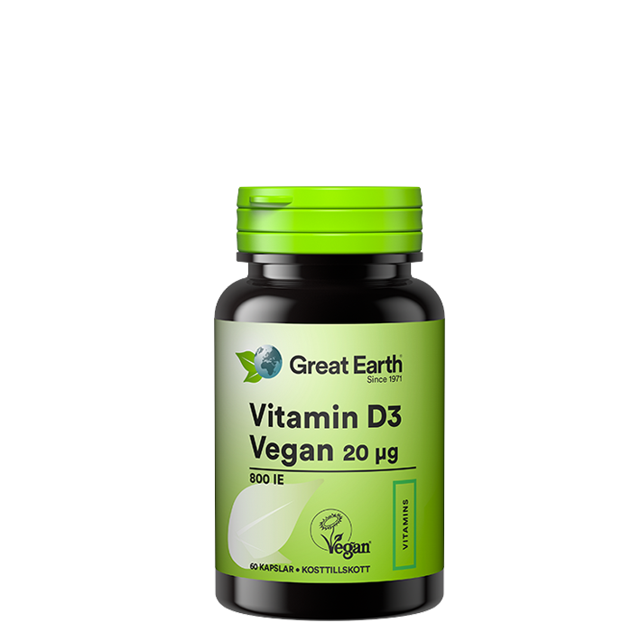 Bild av D-Vitamin vegan 20 mcg, 60 kapslar