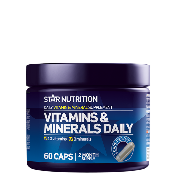 Vitamins & Minerals Daily 60 kapslar