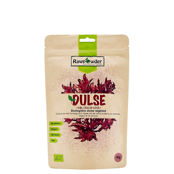 Ekologisk Dulse Alg Blad RAW 40 g