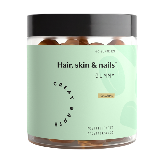 Great Earth Hair skin & nails 60 gummies