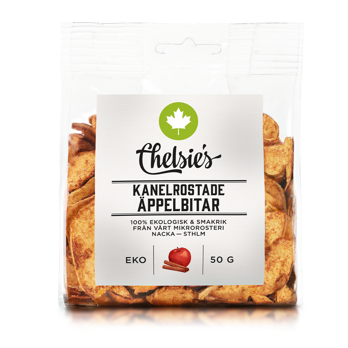 Kanelrostade Äppelbitar 50 g