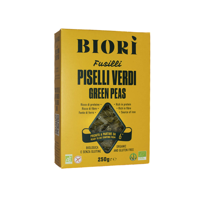 Grön rtpasta Fusilli Glutenfri 250 g