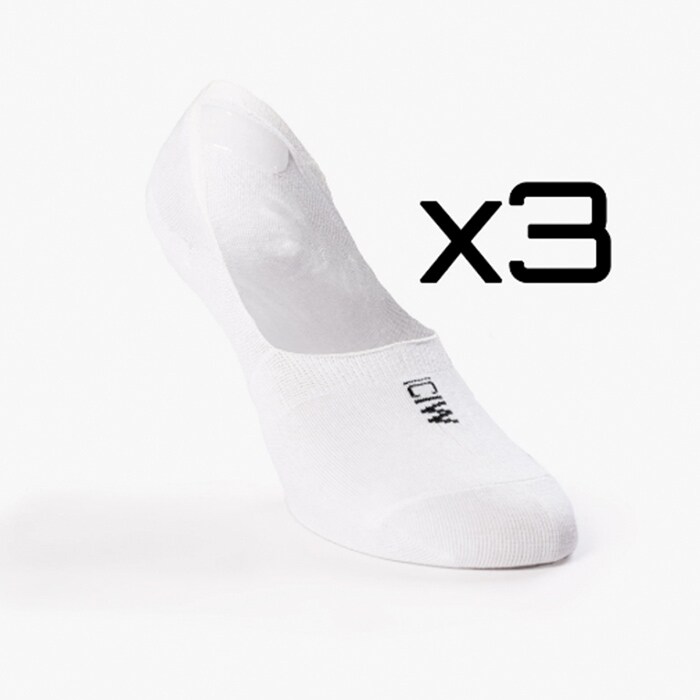 Bild av Invisible Unisex Socks 3-pack, White