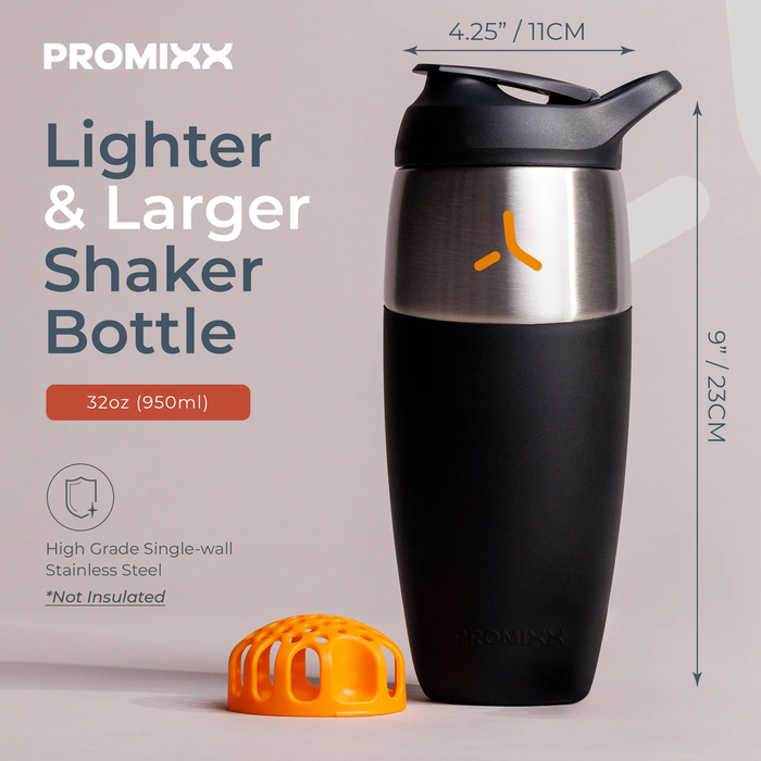 Pursuit Shaker Steel 950ml Svart