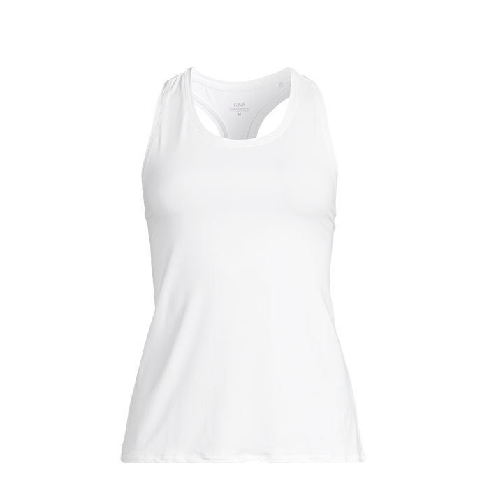 Essential Racerback Tank, White - Casall Sportswear