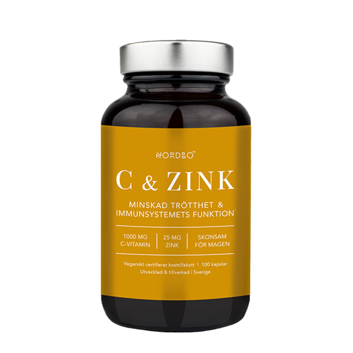C-vitamin & Zink 100 kapslar