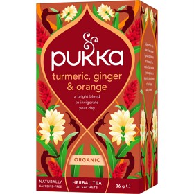 Te Turmeric, Ginger & Orange 20 tepåsar