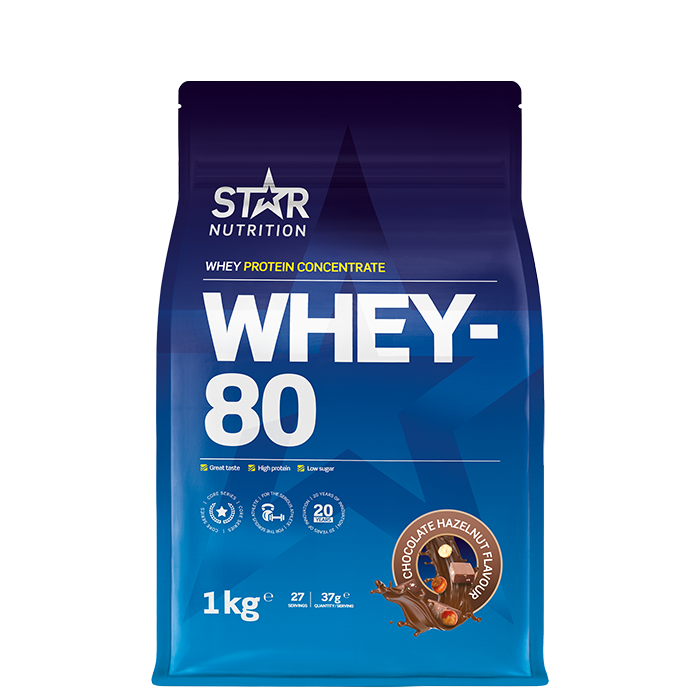 Whey-80 Vassleprotein 1 kg