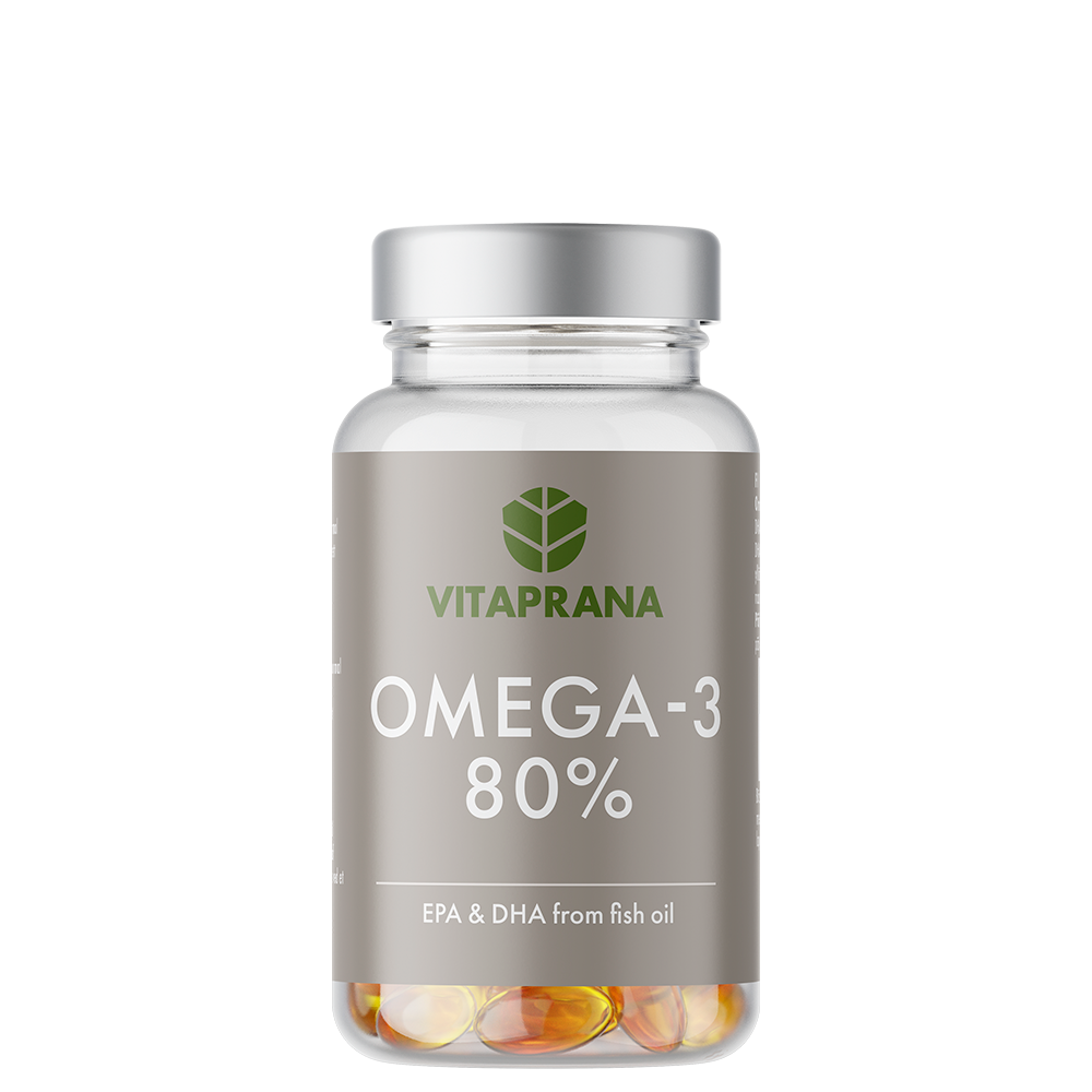 Omega-3 80% 100 kapslar - Vitaprana