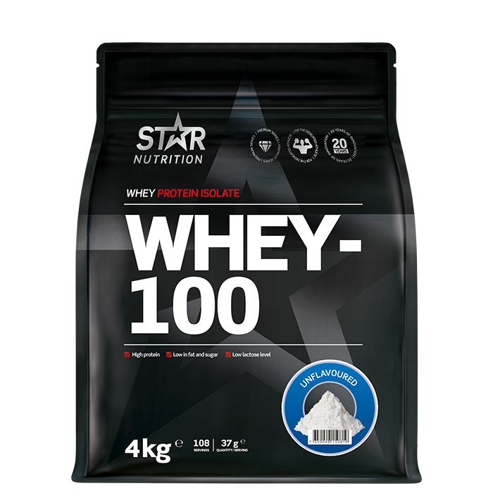 Whey-100 Vassleprotein 4 kg