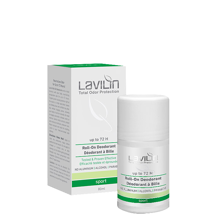 Lavilin 72 h Deodorant Roll-on Sport, 80 ml