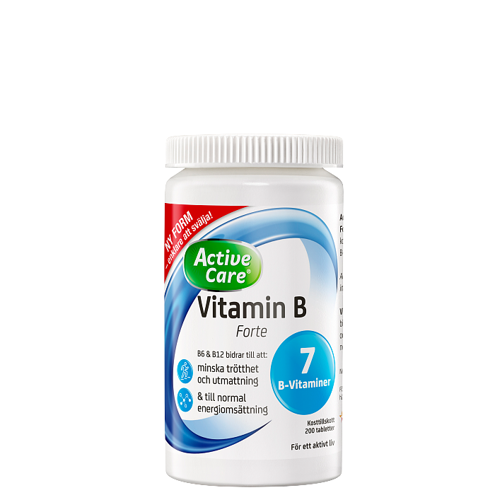 Active Care Vitamin B Forte, 200 tabletter