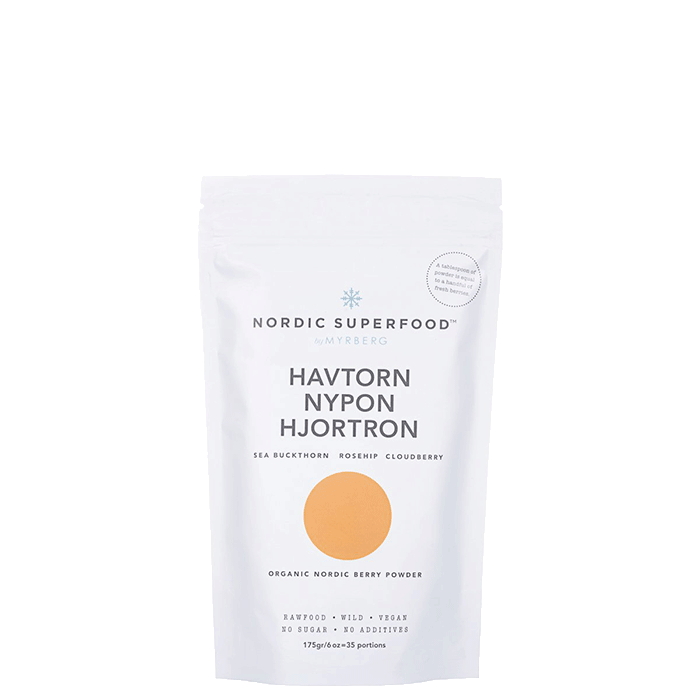 Bärpulver Havtorn Nypon Hjorton 80 g Kort datum