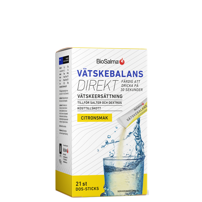 Vätskebalans Direkt Vätskeersättning 21 portionspåsar Citron