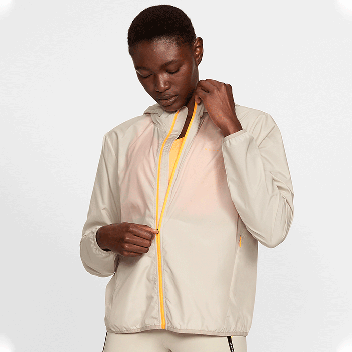 Bild av Printed Wind Jacket, Pale Sand