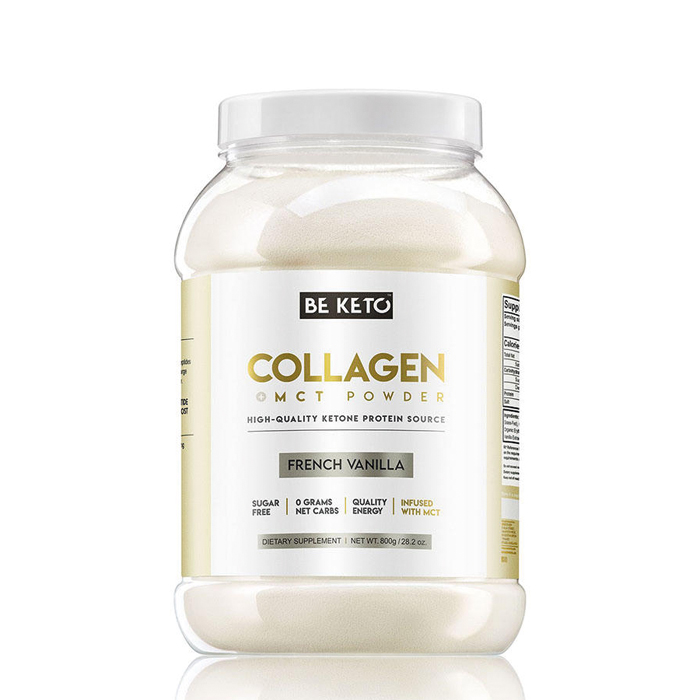 KETO Collagen + MCT Oil 800 g French Vanilla - BeKeto