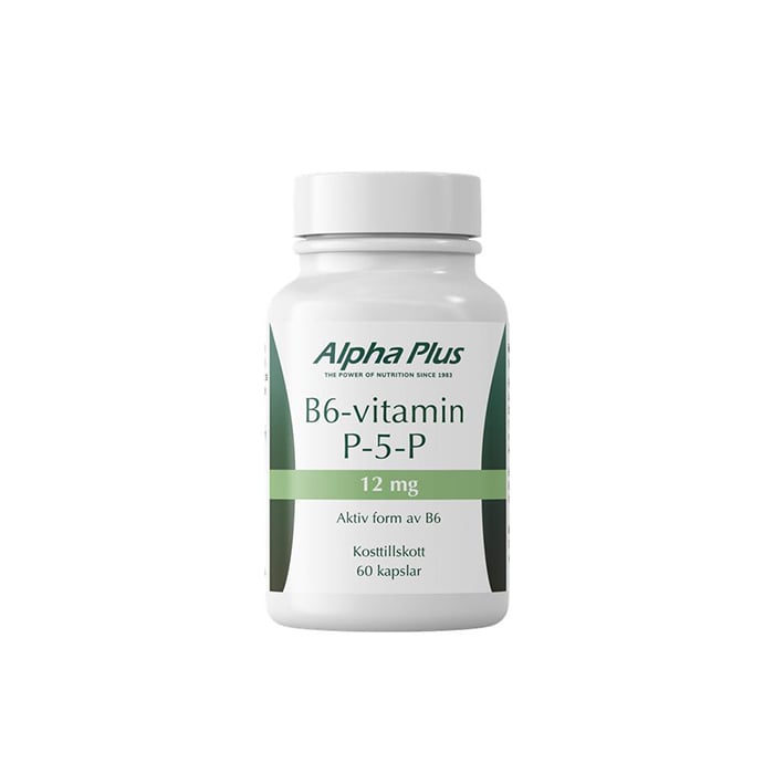 B6-vitamin P-5-P 12mg 60 kapslar