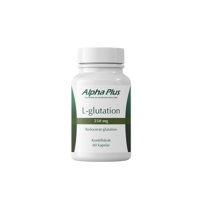 L-glutation 250 mg 60 kapslar