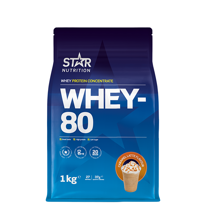 Whey-80 Vassleprotein 1 kg