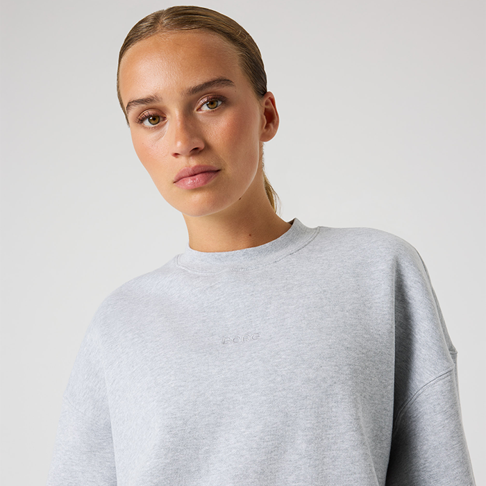 Studio Oversized Sweatshirt Ljusgr&aring;