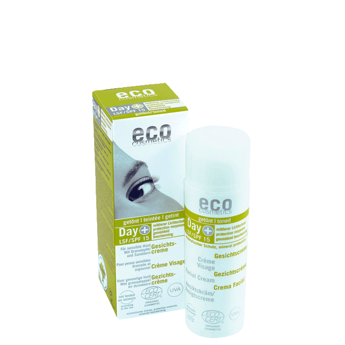 Eco Cosmetics Dagkräm Spf 15 Tonad 50 ml