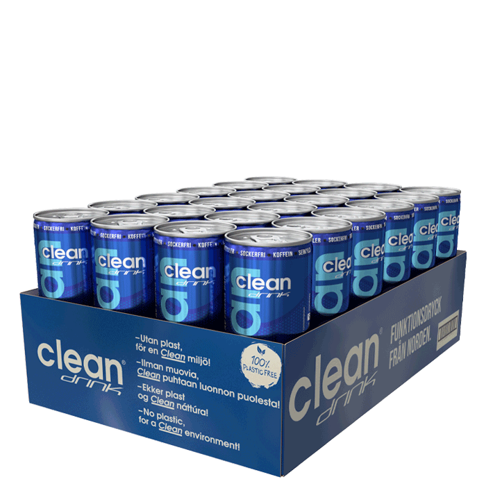 24 st Clean Drink Flak 330 ml