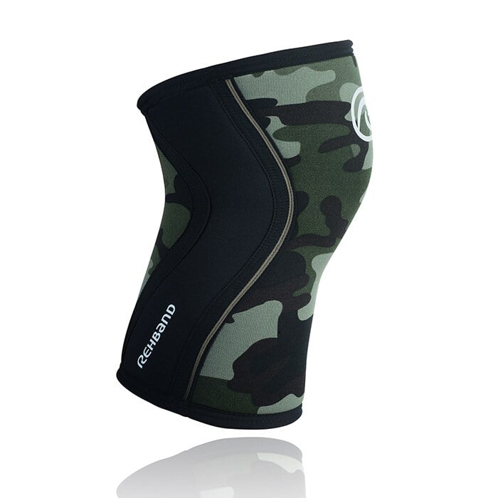 RX Kn&auml;skydd 7mm Camo/Svart