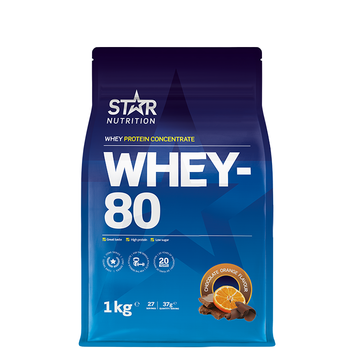 Whey-80 Vassleprotein 1 kg
