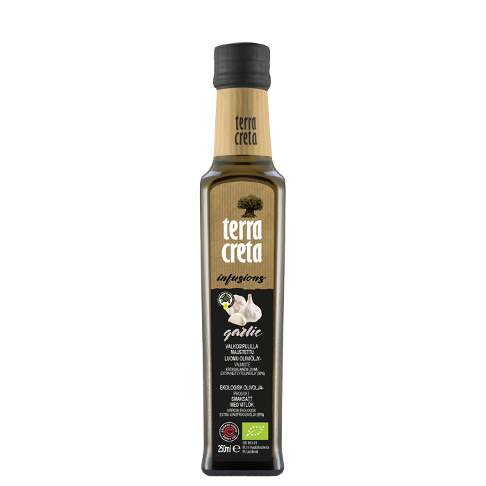 Ekologisk Extra Virgin Olivolja Vitlök 250 ml