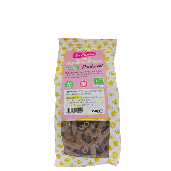 Bild av Durra- & Fullkornrispasta Maccheroni, 350 g