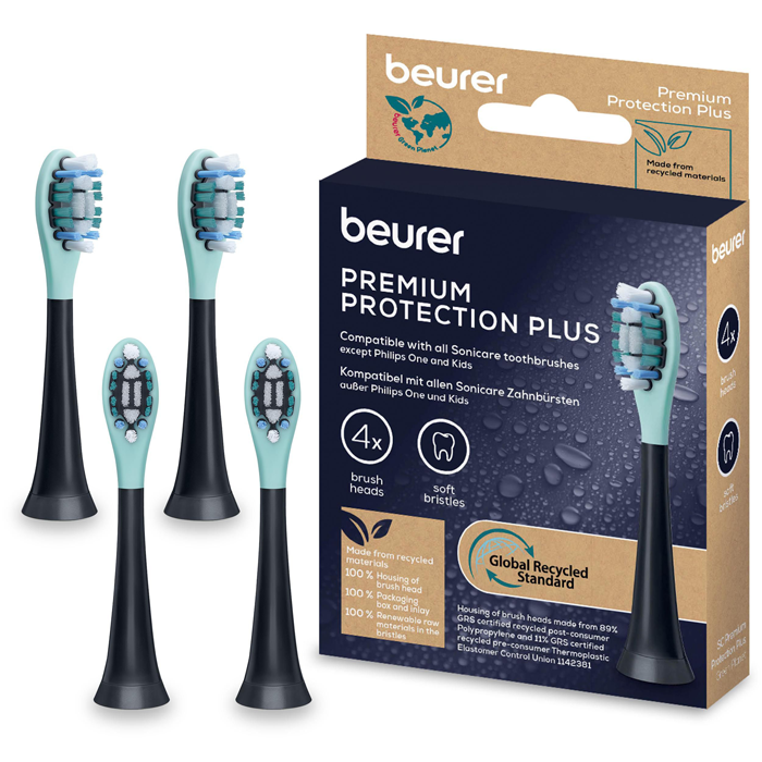 SC Protection Plus Borsthuvuden 4-pack