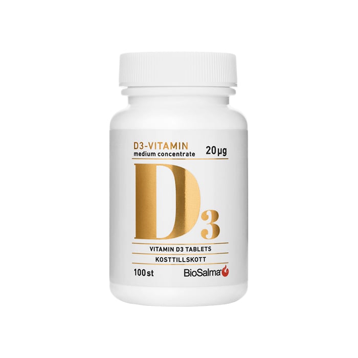 D3 vitamin medium concentrate 20ug 100 st